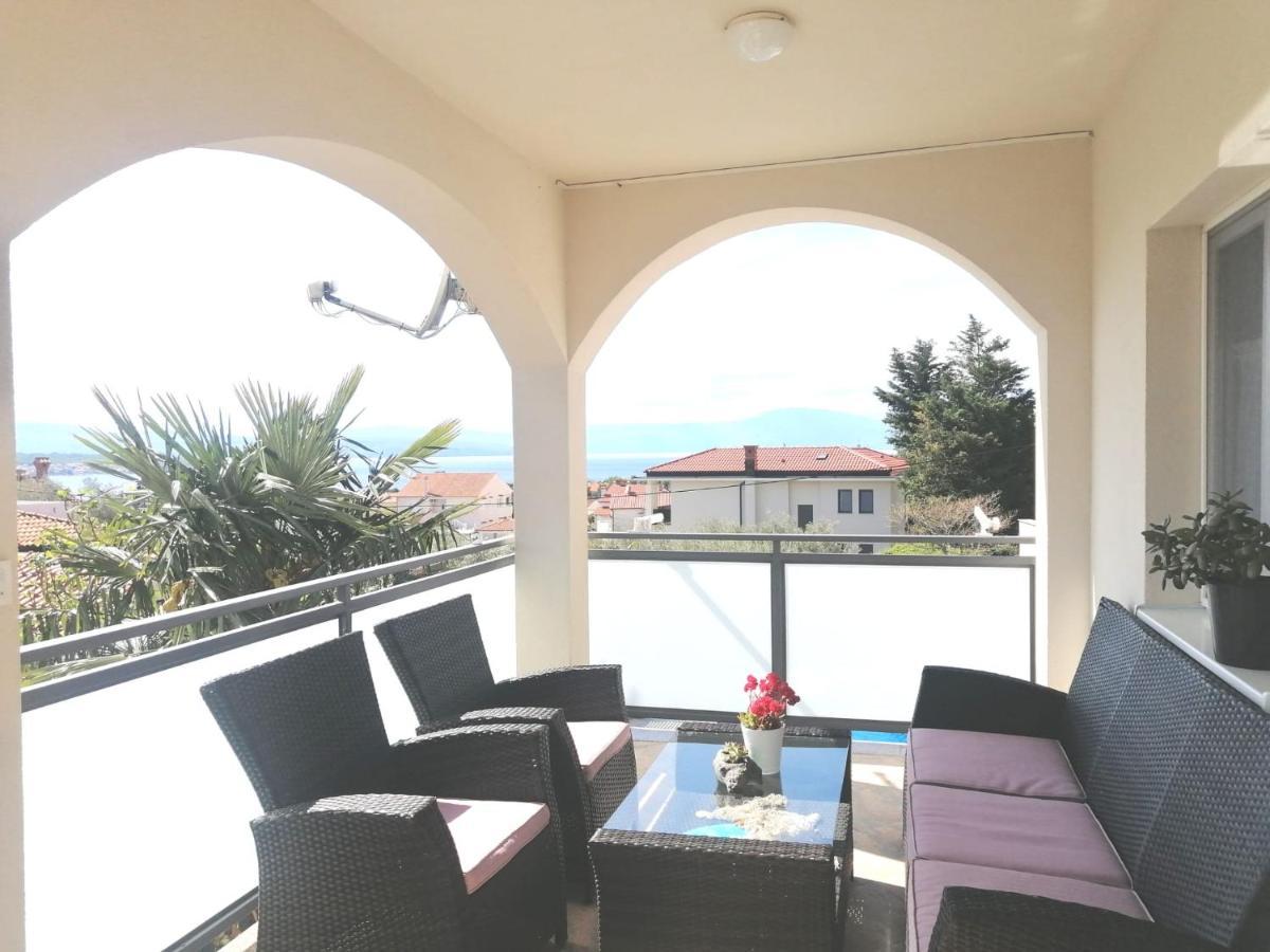 Lovely Sea View House In Malinska Island Krk Exterior foto
